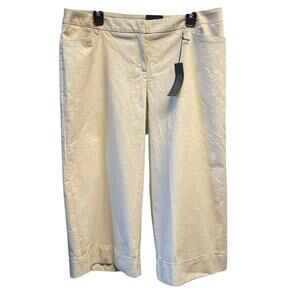 Lane Bryant Khaki Crop Dress Pants The Lena Moderately Curvy Stretch New Size 16